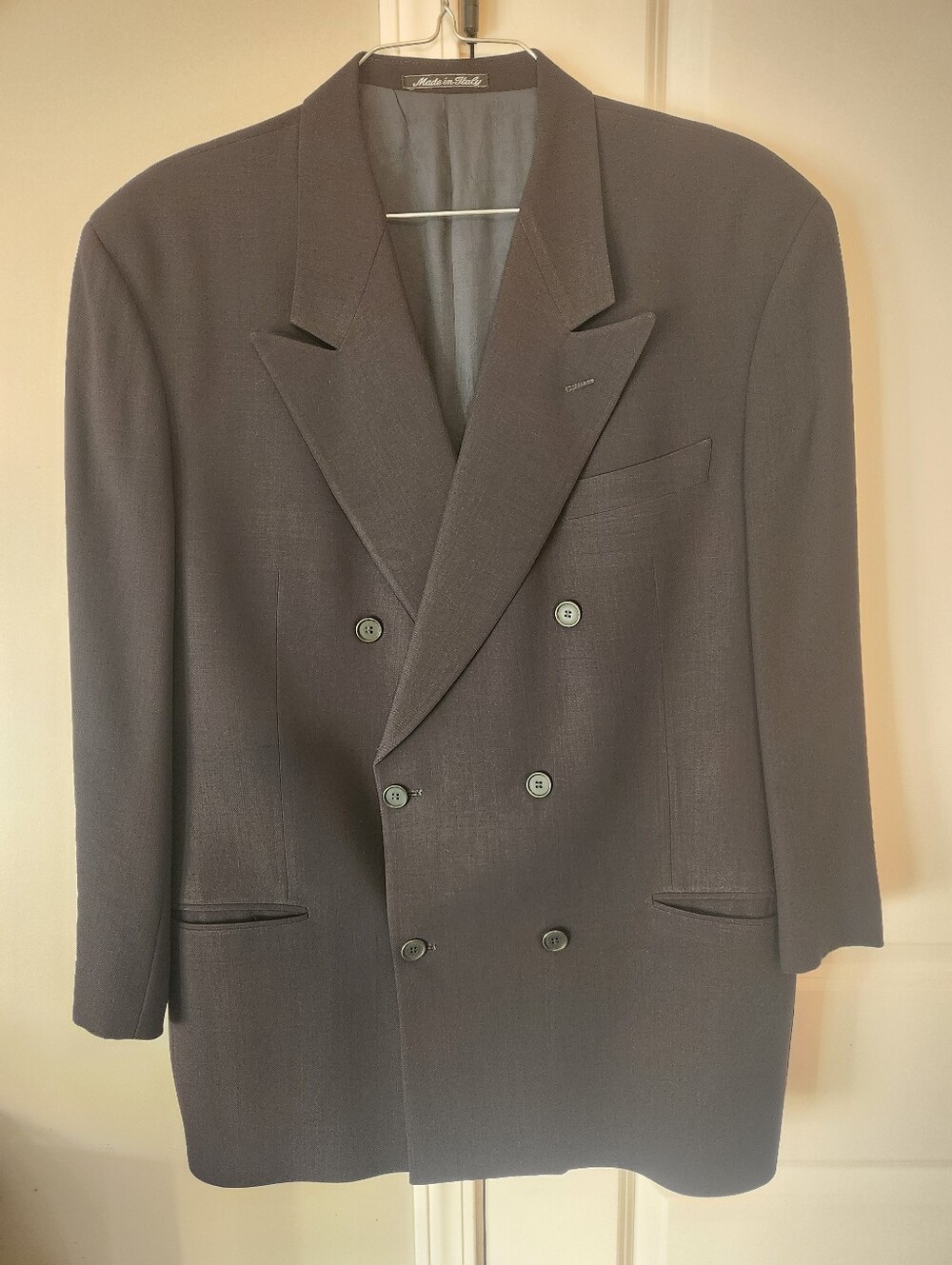 Giorgio Armani Vintage Double-Breasted Blazer - Black